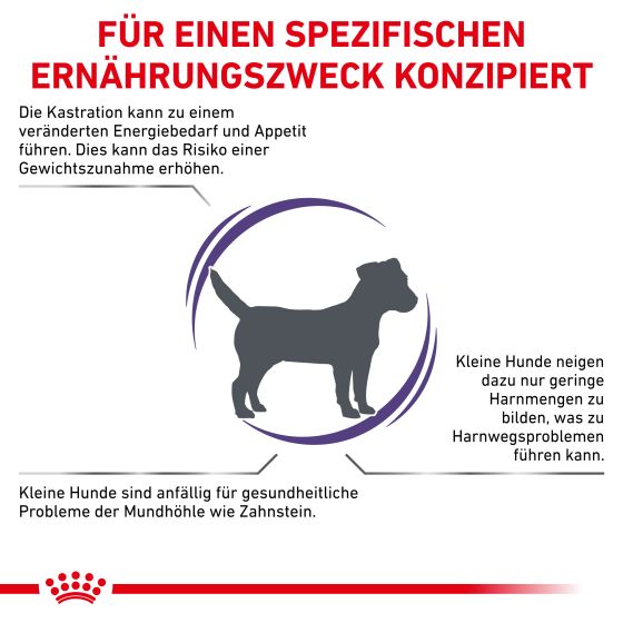 RC Vet Expert Dog Neutered Adult Small Dogs 8kg