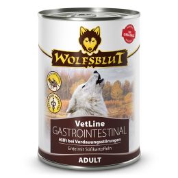 Wolfsblut Vet Gastrointestinal - Canard avec Patate douce 6x 395g