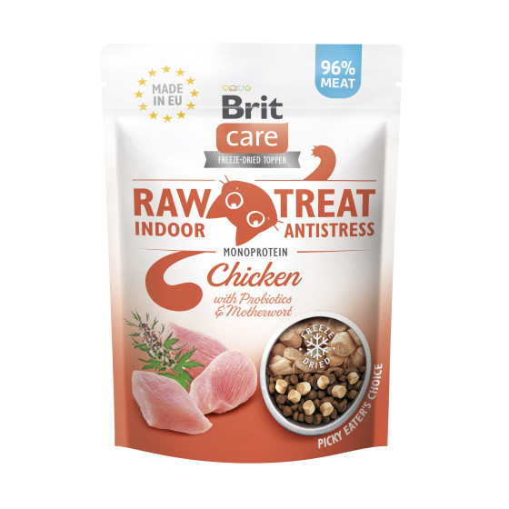 Brit Raw Treat Cat Indoor Antistress 40gr