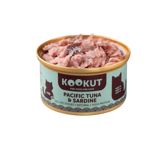 Kookut Cat Pacific Tuna & Sardine 70gr