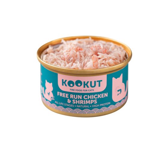 Kookut Cat Poulet & Crevettes 70gr