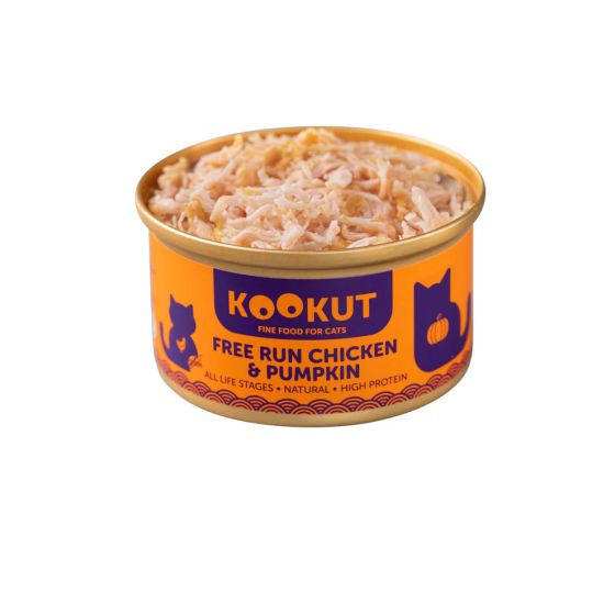 Kookut Cat Poulet & Citrouille 70gr