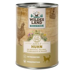 Wildes Land Boite Adult Poulet Carotte & Courgettes 6x400g