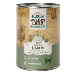 Wildes Land Adult Lamb Rice & Zucchini Box 6x400g