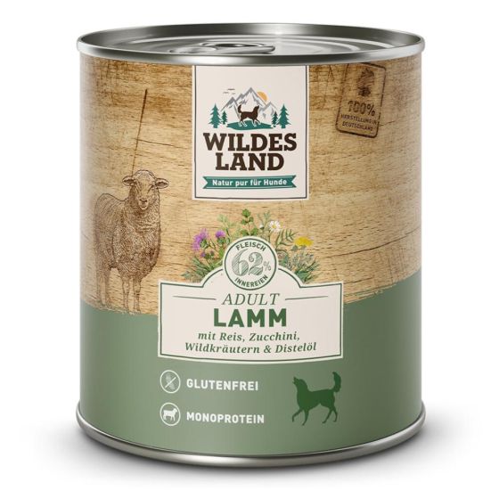 Wildes Land Adult Lamb Rice & Zucchini Box 6x800g