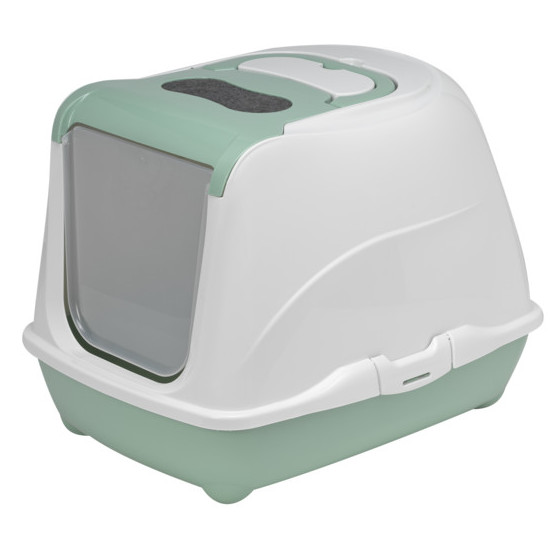 Cat toilet flip cat small, Soft Green