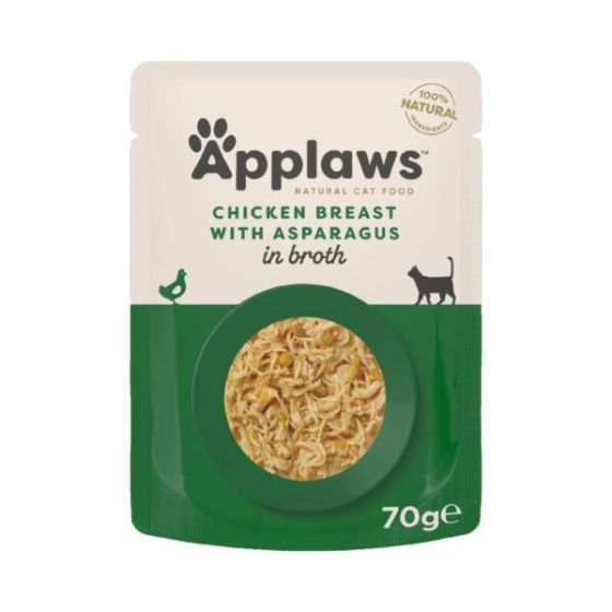 Applaws Chicken Breast & Asparagus Sachet 70g