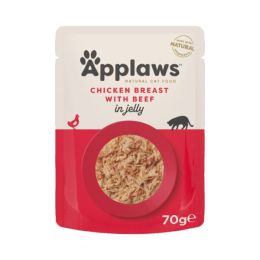 Applaws Chicken&Beef Jelly Pouch 70gr