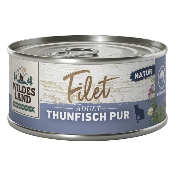 Wildes Land Fel Adult Pure Tuna Fillet 12x 80g