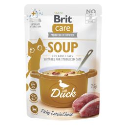 Brit Care Cat Feline Adult Soup with Duck 15x75gr