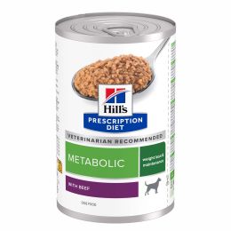 Prescription Diet™ Canine Metabolic Boeuf en boite 12x370gr