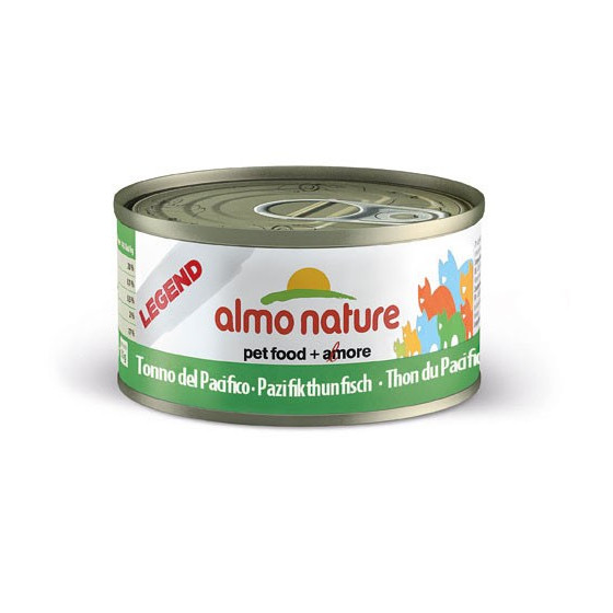 Cat food Almo in a box of 70 g Tuna of the Atlantic