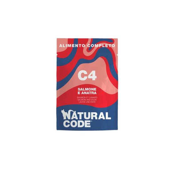 Natural Code Sachet C4 Saumon Canard 70gr