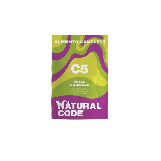 Natural code Sachet C5 Poulet Agneau 70gr