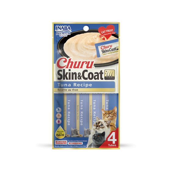 Inaba Churu Skin & Coat Thon 4x14gr