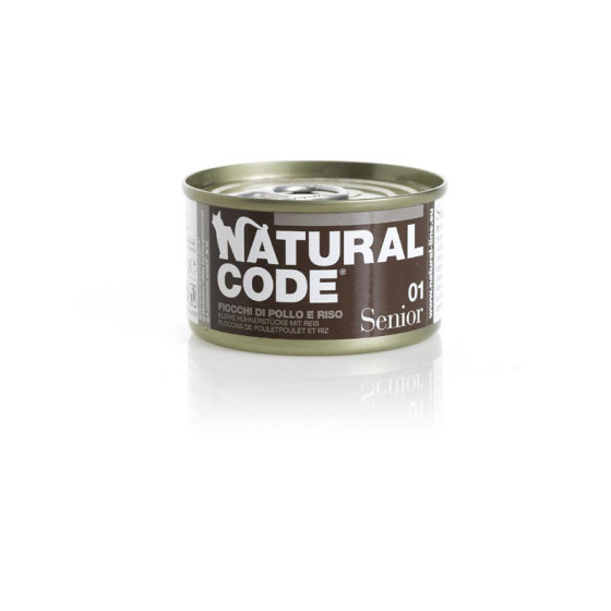 Natural Code Cat SENIOR N°01 Box Chicken Flake 85gr
