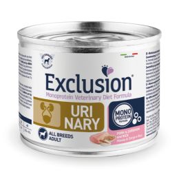 Exclusion Dog VET Urinary Adult All Br Pork 24x200g