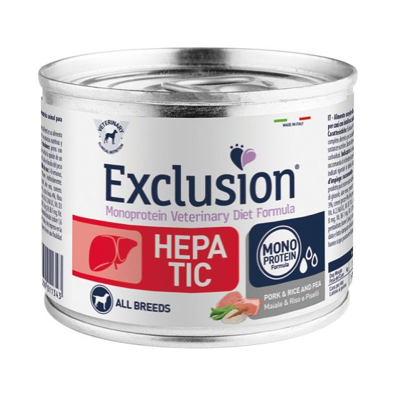 Exclusion Dog VET Hepatic 24x200gr