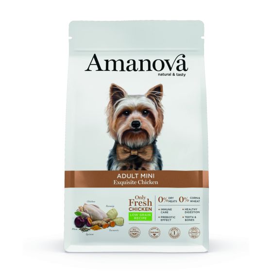 Amanova Dog Adult Low Grain Mini Exquisite Chicken 2kg