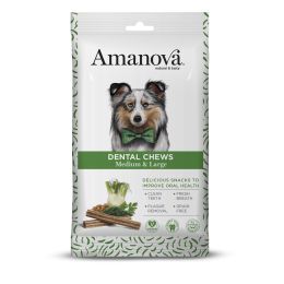 Amanova Dog Dental Chews Medium & Large (Vegan) 10x180g
