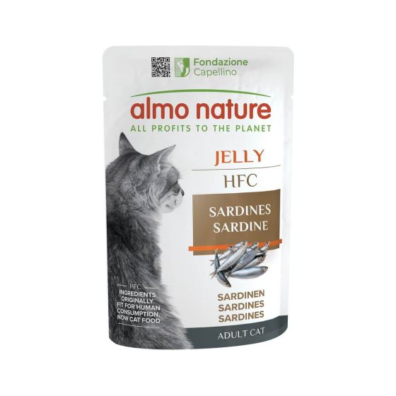 Almo Nature Sachet HFC Jelly Sardine 55gr