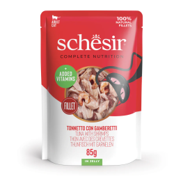 Schesir Cat Bag 85gr Tuna Shrimp