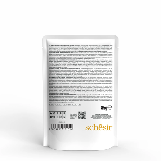 Schesir Cat Sachet 85g Thon avec poulet