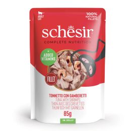 Schesir Cat Sachet 85g Thon Crevette