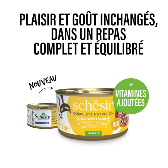 Schesir Cat Box 85gr Tuna&Surimi