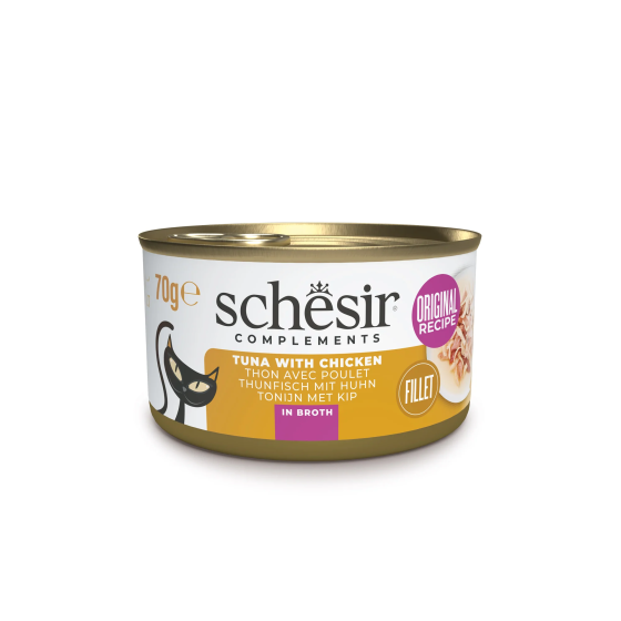 Schesir Cat 70g Box (Broth) Tuna&Chicken