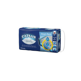 Litiere chat Catsan Smart Pack 2x4l (non agglomérante)