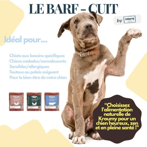 Kroumy Chien COOKED de 24 à 27kg