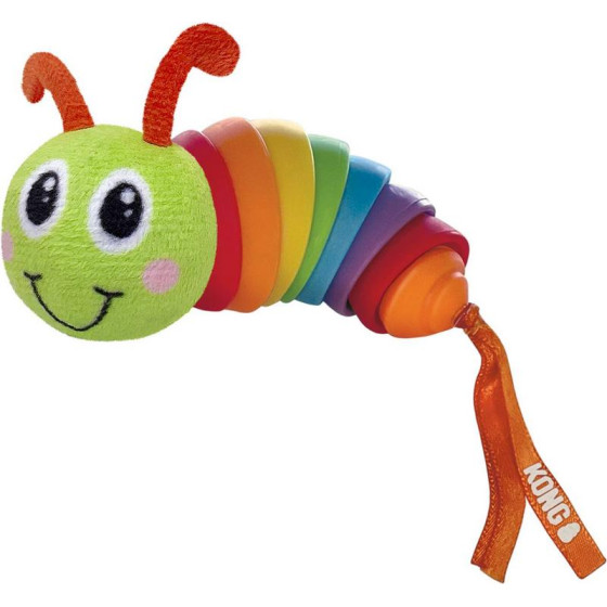 Kong Cat Bat-A-Bout Clackz Caterpillar