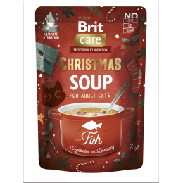 BRIT CARE Feline Adult Christmas Soup Fish 75gr