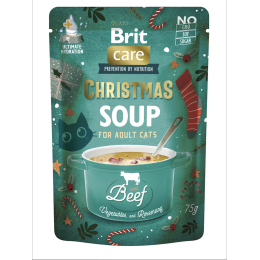 BRIT CARE Feline Adult Christmas Soup Boeuf 75gr