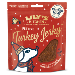 Lily's Kitchen Dog Festive Turkey Jerky 70gr