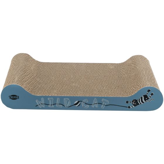 Wild Cat scratching post, blue