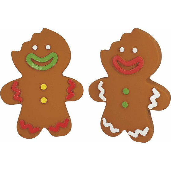 Jouet Latex gingerbread man, 20 cm 1pc