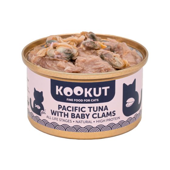Kookut Cat Thon Pacifique & Coques 70gr
