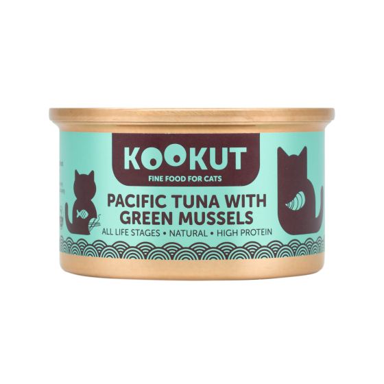 Kookut Cat Thon Pacifique & Moule Verte 70gr