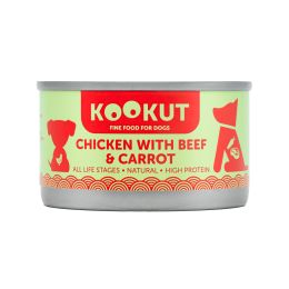 Kookut DOG Poulet avec Boeuf et Carotte 90gr