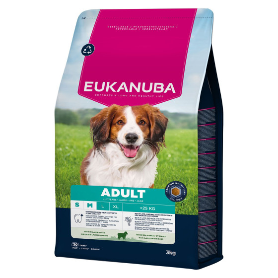 Eukanuba dog adult Small&Medium Lamb&Rice 2.5 kg