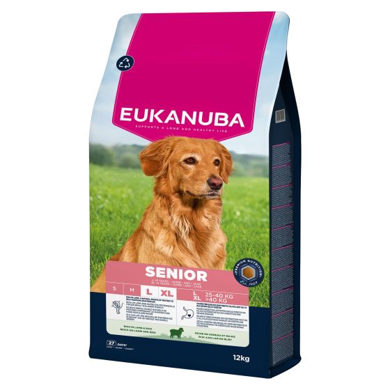 Eukanuba dog Senior L/XL Lamb & Rice 12Kg
