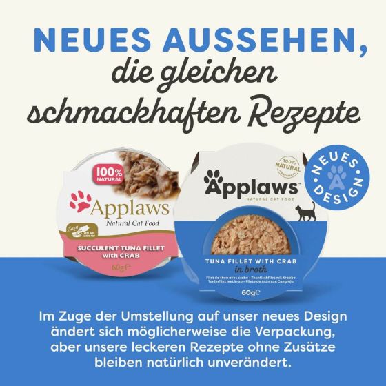 Applaws Tuna and Crab Pot 60g