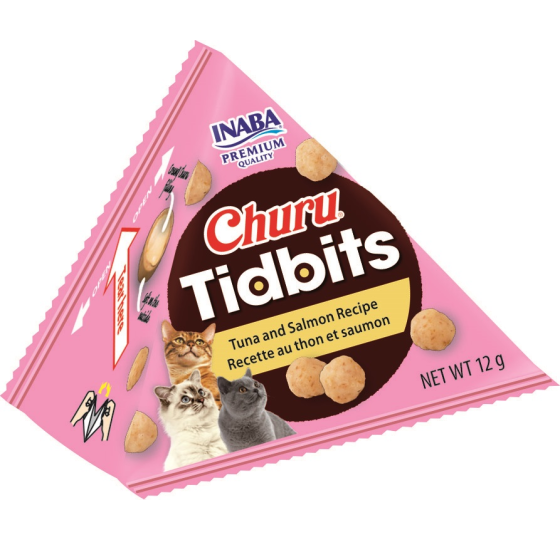 Inaba Churu Tidbits Cat Thon Saumon 3x12gr