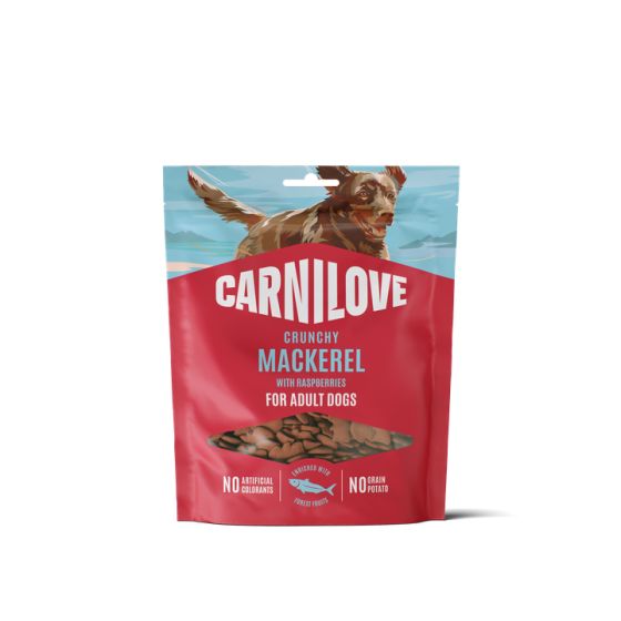 Carnilove Dog Treat Crunchy Maquereau aux framboises 200gr