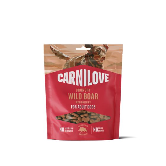 Carnilove Dog Treat Crunchy Sanglier avec cynorhodon 200gr