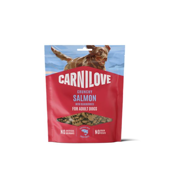 Carnilove Dog Treat Crunchy Saumon aux myrtilles 200gr