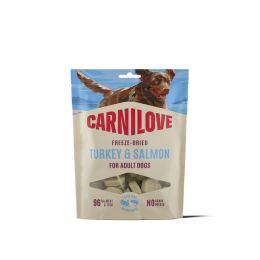 Carnilove Dog Treat: Freeze-Dried Turkey and Salmon, 60g
