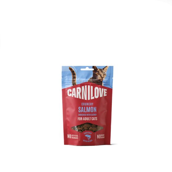 Carnilove Fel Treat Crunchy Saumon Catnip 50gr